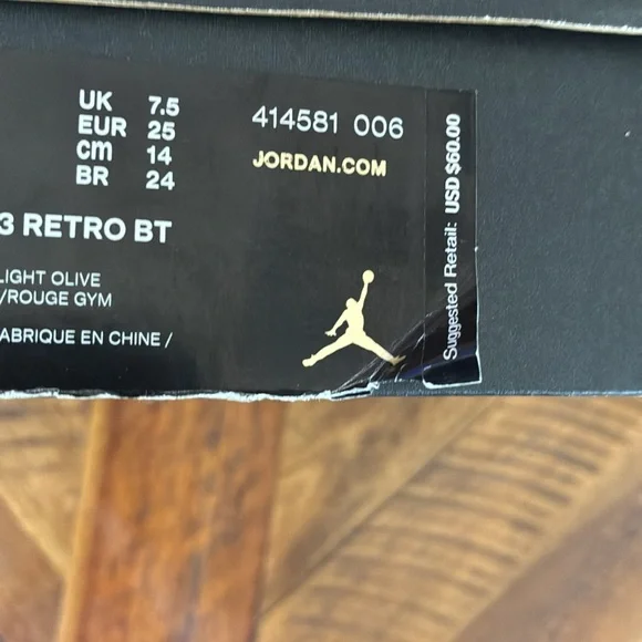 Jordan 13 Retro BT size 8C - Picture 7 of 8